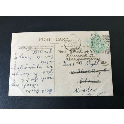 POSTCARD Miss Carrie Moore Theatre Music Hall Actress Rotary Photo POSTED 1907