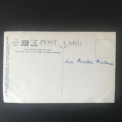 EDWARDIAN ACTOR Theatre Music Hall Miss Louie Pounds Reality Series Postcard GC