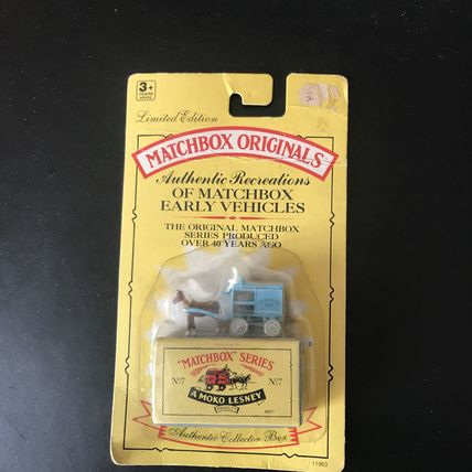 Matchbox Lesney A Moko Originals No 7 1954 Horse Drawn Milk Float Blister Sealed