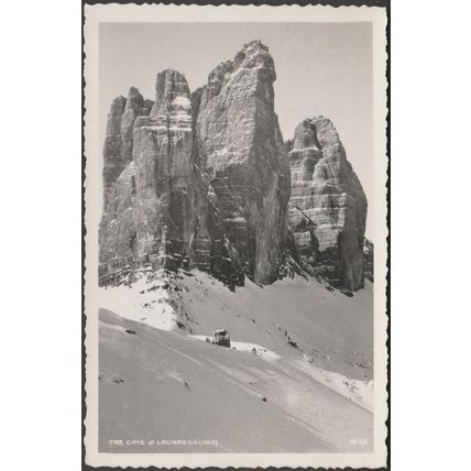 Tre Cime di Lavaredo, 1938 - Ghedina Foto Cartolina