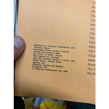 1968 "THE THIRD TREASURE BOOK OF ANIMALS" ANNUAL HARDBACK BOOK (P4)