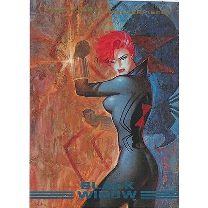 1993 Marvel Masterpieces Trading Card - Black Widow #67