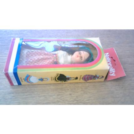 Nationality Costume Doll (Switzerland) with Sleeping Eyes (Boxed) - VINTAGE