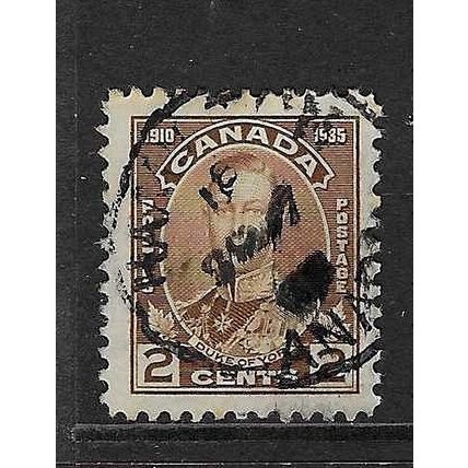 CANADA 1935 GVI SILVER JUBILEE 2c USED SG336 #1