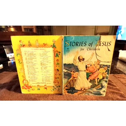 Bonnie Book Stories Of Jesus For Children Retold Fron New Testament 1965