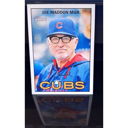 JOE MADDON 2016 TOPPS HERITAGE BASEBALL CARD #263
