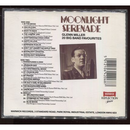 Moonlight Serenade - Glenn Miller - 20 Big Band Favourites CD