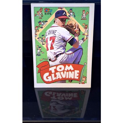 TOM GLAVINE 1992 TOPPS KIDS CY YOUNG BASEBALL CARD #34