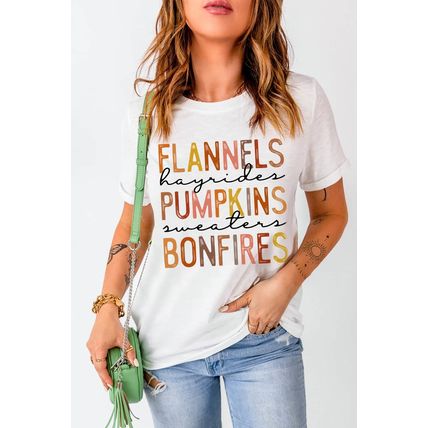 Orange Hello Pumpkin Graphic Tee