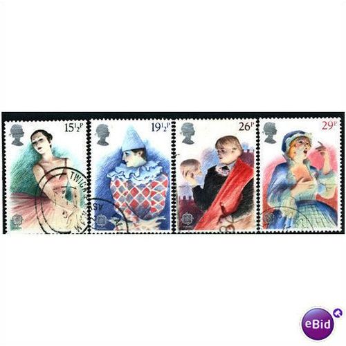 1982 Europa (Theatre) Set SG1183-1186 F/Very Fine Used