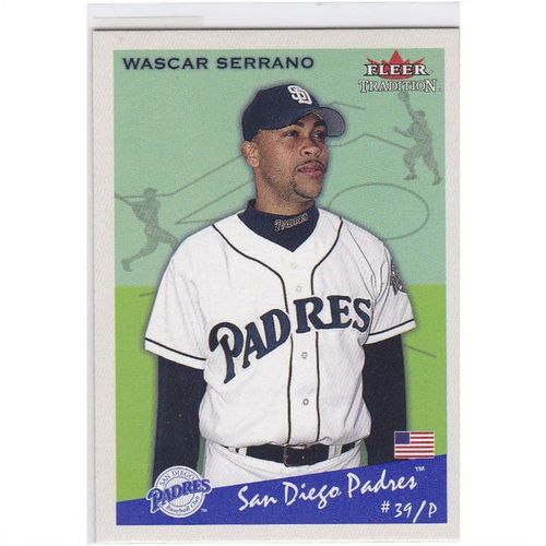 2002 Fleer Tradition Baseball Wascar Serrano