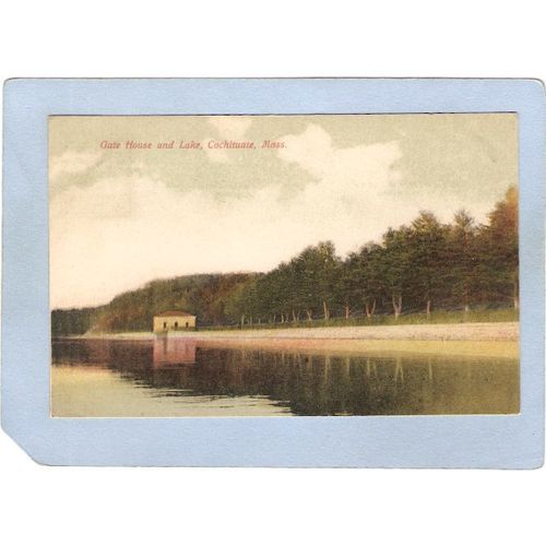 MA Cochituate Gate House & Lake ma_box1~279