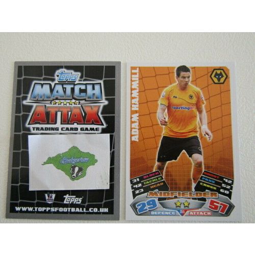 Topps Match Attax 2011 2012 Football Cards Teams N-W Card Variants (ef2)