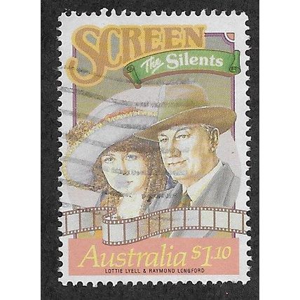 AUS 1989 $1.10 'THE SILENT SCREEN' FINE USED (EBID66-571)