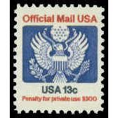 O129 13c Eagle Fine MNH G0602