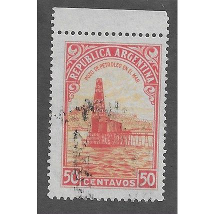 ARG 1936 50c 'PRODUCTION AND INDUSTRY' FINE USED (EBID79-117)