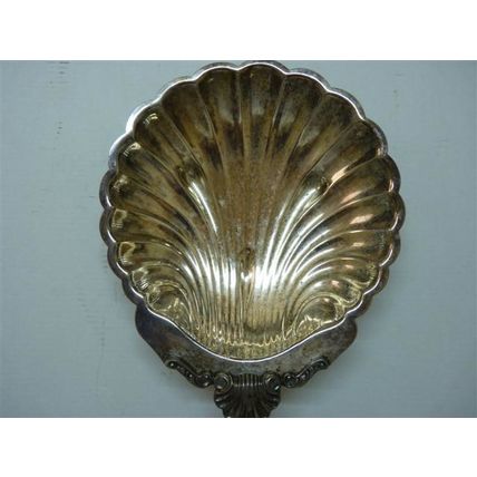 Vintage USA FB Rogers Silver Co. Model #1530 Silver-Plated Scalloped Dish 21 cm