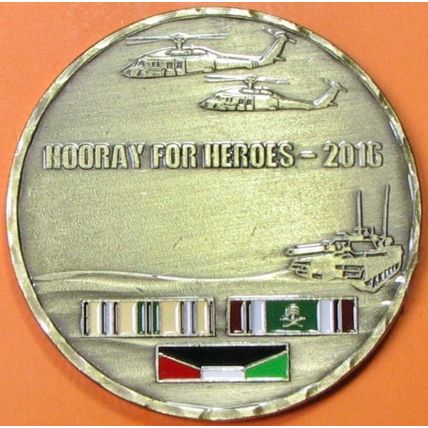 Desert Storm Veteran. Challenge Coin. 1.50". 79b.