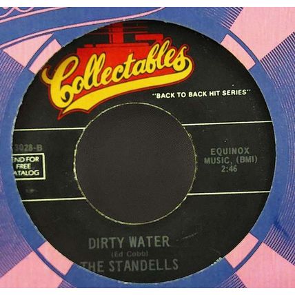 Standells - Dirty Water B/W The Seeds - Pushin Too Hard Vinyl 45