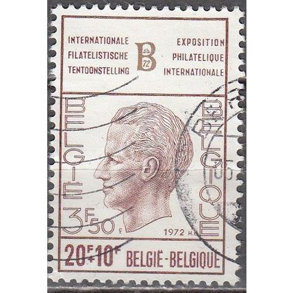 Belgique 1972 Michel 1690 O Cote (2008) 1.85 € Baudouin Cachet rond