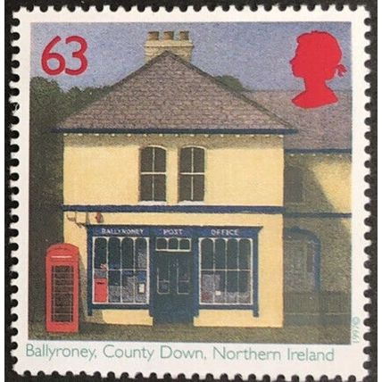 GB QEII 1997 Sub-Post Offices 63p Ballyroney Unmounted Mint MNH SG 2000 stamp
