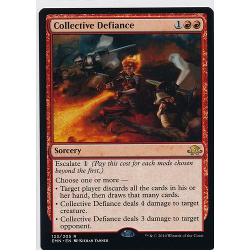 Magic the Gathering MTG Eldritch Moon 123/205 Collective Defiance