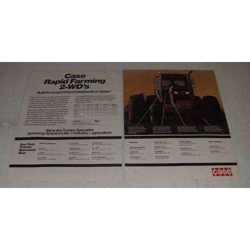 1982 Case 2590, 2390, 2290 and 2090 Tractors Ad