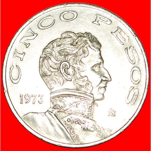 GUERERRO (1782-1831): MEXICO ★ 5 PESOS 1973 INTERESTING! LOW START ★ NO RESERVE!