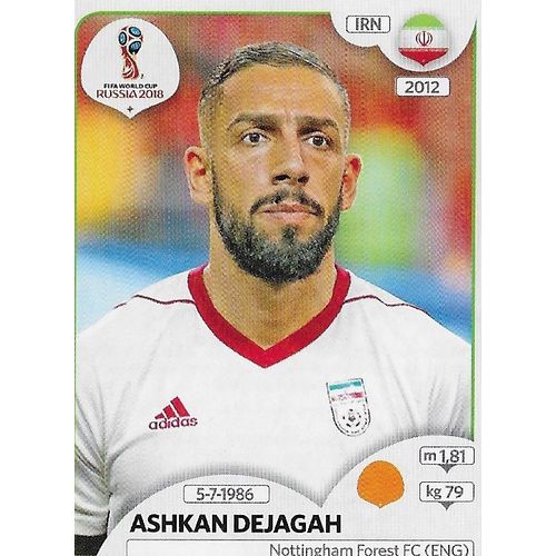 Panini's FIFA World Cup Russia 2018 Stickers: No.186 - Dejagah