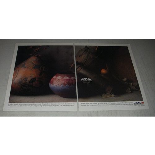 1990 SAA South African Airways Ad - It took an African airline to elevate