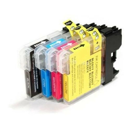 Brother LC61BK-C-M-Y Compatible Ink Cartridge Combo Pack - 4 Cartridges
