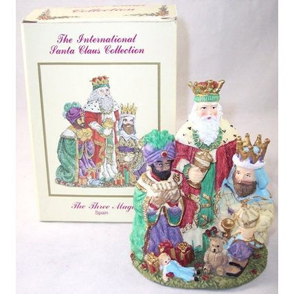 The International Santa Claus Collection The Three Magi Spain Christmas with Box