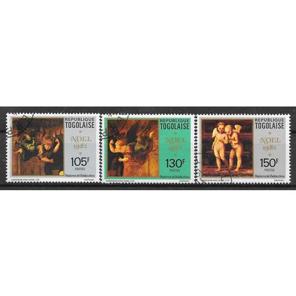 Togo N° 1084/86 YVERT OBLITERE ( USED )