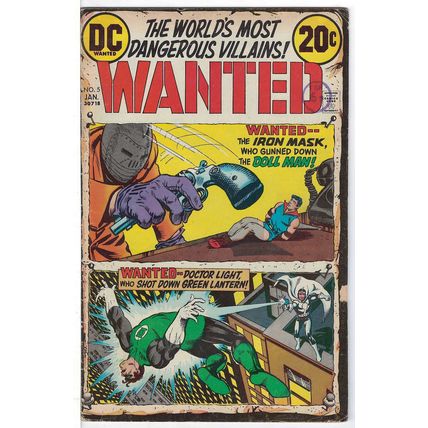 Wanted: Worlds Most Dangerous Villains (Vol 1) # 005 VG- RS003 AMERICAN COMICS