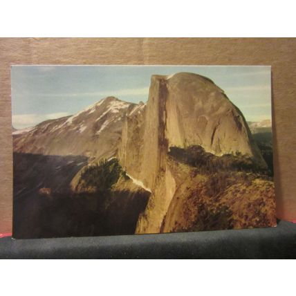 HALF DOME, YOSEMITE NATIONAL PARK, CALIFORNIA, USA vintage unused postcard #
