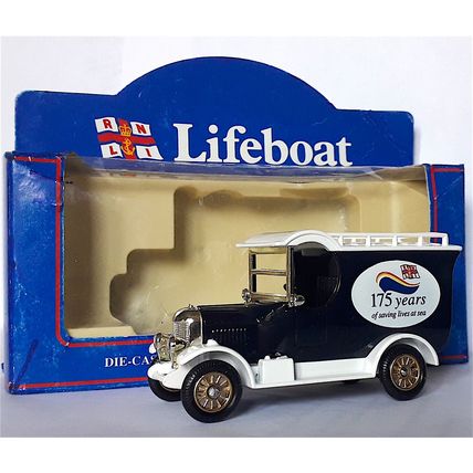 BOXED Model * ROYAL LIFEBOAT 175 yrs BULL-NOSED MORRIS VAN LLEDO 1999 VERY GOOD