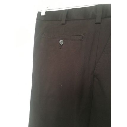 George Men's Casual Dress Pants Pockets Zip Size 34 Regular Black