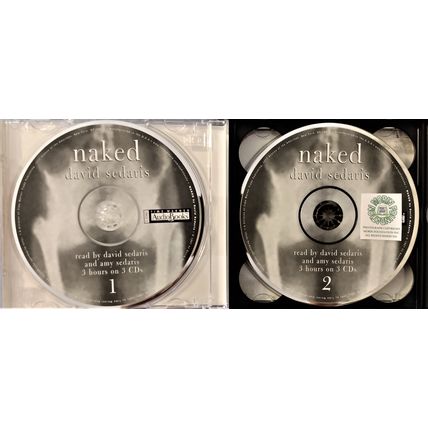 2 DAVID SEDARIS AUDIOBOOKS on CD NAKED & DRESS YOUR FAMILY IN CORDUROY & DENIM