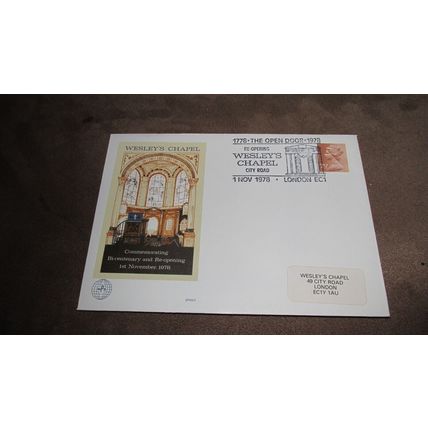 1978 GB Cover - Wesley's Chapel - City Road, London
