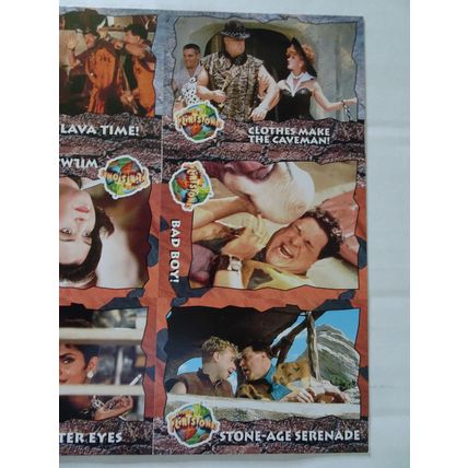 The Flintstones Pre-Production Promo Sheet of 9 Cards Uncut 1993 Topps