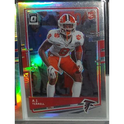 2020 Donruss Optic A.J. TERRELL (Falcons) Prizm Holo Rookie Card #105