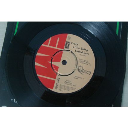 A3-QUEEN-Crazy Little Thing Called Love–UK 7" SINGLE-1979-NM- Queen