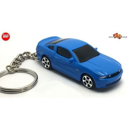 HTF CUSTOM KEYCHAIN GRABBER BLUE FORD MUSTANG GT TINTED GLASS GREAT GIFT
