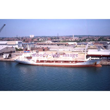 SLCB0627 - Swiss Coastal Wine Tanker - Rhin , built 1975 - Colour Slide