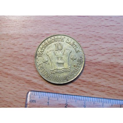 Gnomeland Devonia 10 Gnolds Watermouth Castle Token (e708)