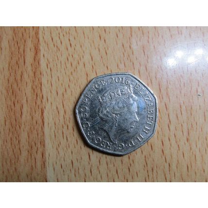 GB 2016 Elizebeth II Decimal 50p Mrs Tiggy-Winkle Coin