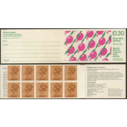Great Britain 1988 £1.30 Children's Parties Booklet SG FL14B Mint MNH X900 stamp