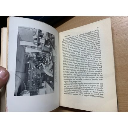 RARE* 1936 1ST EDITION PAUL SIPLE "SCOUT TO EXPLORER" BYRD ANTARCTIC BOOK (T4)