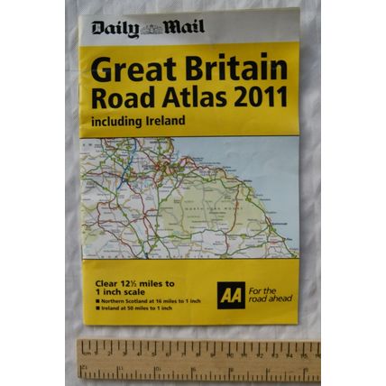 2011 Daily mail mini Great Britain Road Atlas including Ireland, 3rd edition
