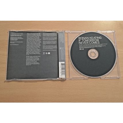 Ronan Keating - If Tomorrow Never Comes. Enhanced video CDS (2002) VGC.